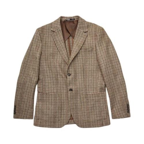 Slim Wol Bruin Blazer Selected Homme , Beige , Heren