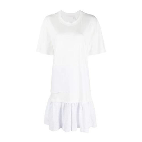 Casual Midi Jurk in Wit See by Chloé , White , Dames