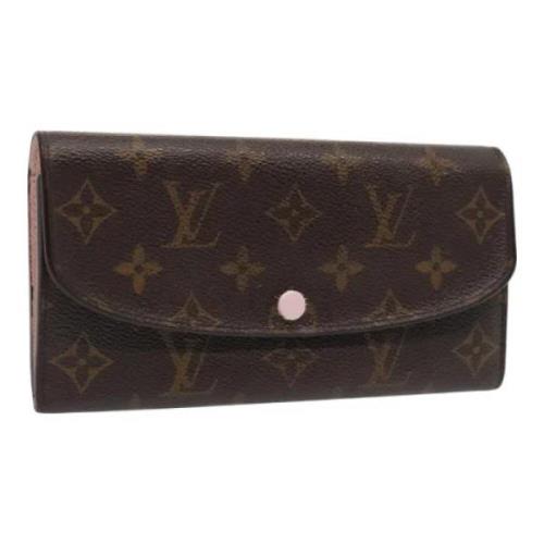 Pre-owned Canvas wallets Louis Vuitton Vintage , Brown , Dames