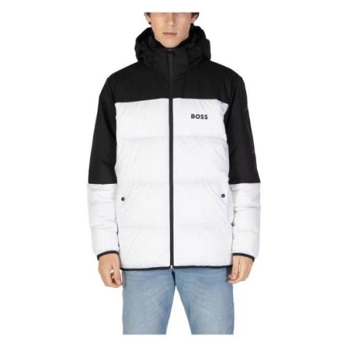 Heren Jassen Collectie Polyester Herfst/Winter Hugo Boss , White , Her...