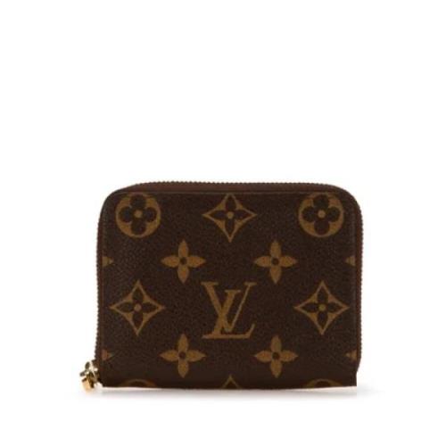 Pre-owned Leather wallets Louis Vuitton Vintage , Brown , Dames