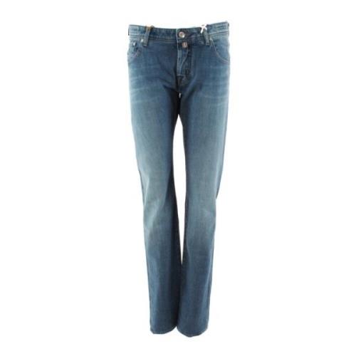 Blauwe Limited Edition Heren Jeans Jacob Cohën , Blue , Heren