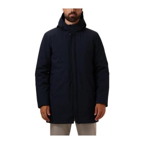 Navy Parka Jas voor Heren Matinique , Blue , Heren