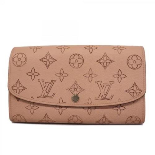 Pre-owned Fabric wallets Louis Vuitton Vintage , Beige , Dames