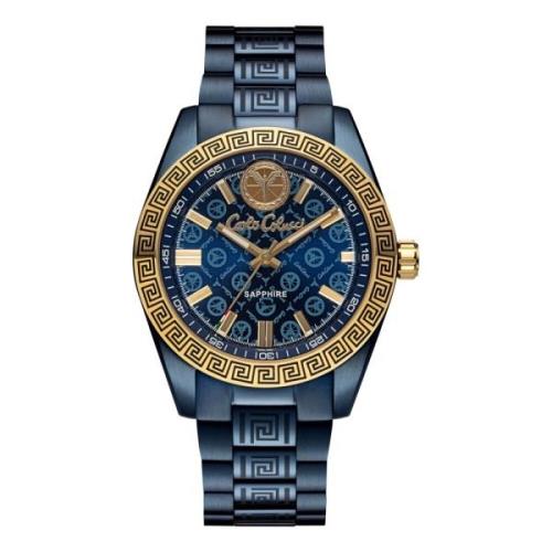 Blauwe Roestvrijstalen Horloge Dottori Carlo Colucci , Blue , Heren