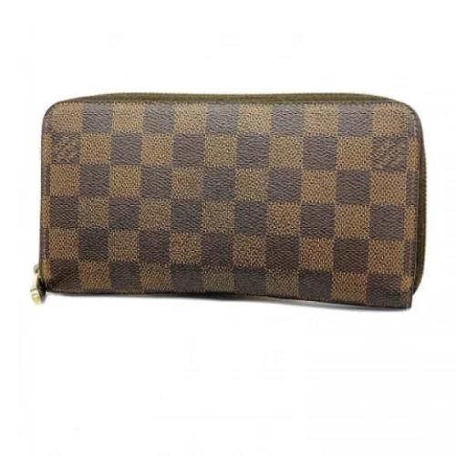 Pre-owned Fabric wallets Louis Vuitton Vintage , Brown , Dames