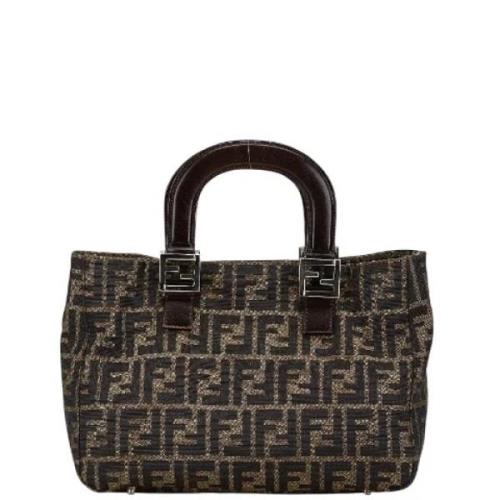 Pre-owned Canvas totes Fendi Vintage , Brown , Dames