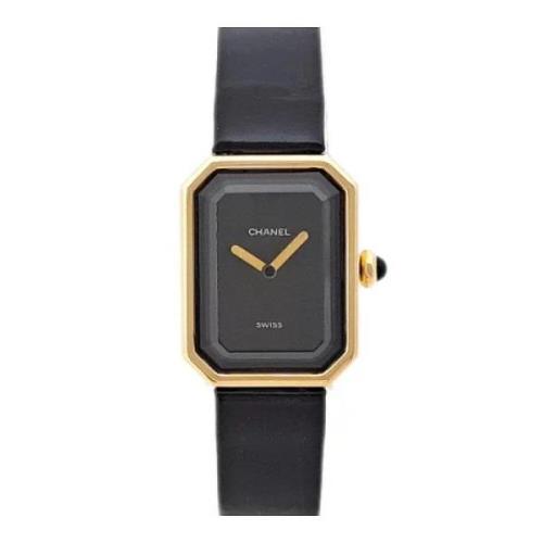 Pre-owned Metal watches Chanel Vintage , Black , Heren