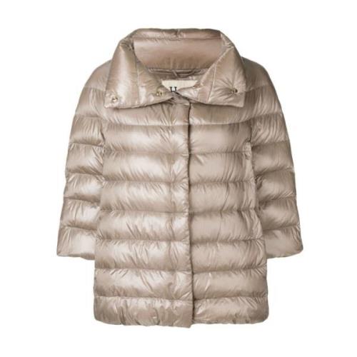 Lichtgrijze winterjassen Herno , Beige , Dames