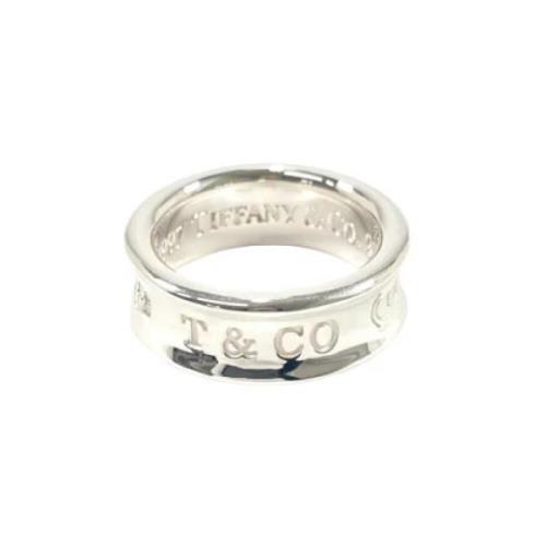 Pre-owned Silver rings Tiffany & Co. Pre-owned , Gray , Unisex