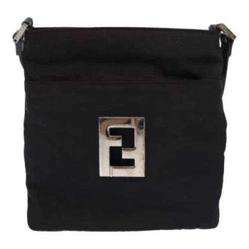 Pre-owned Nylon fendi-bags Fendi Vintage , Black , Dames