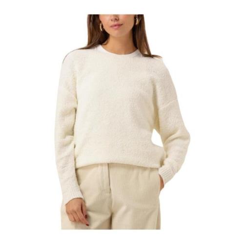 Boucle Pullover Matilde Stijlvol Comfort Nukus , Beige , Dames