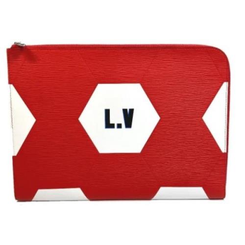 Pre-owned Fabric louis-vuitton-bags Louis Vuitton Vintage , Red , Dame...