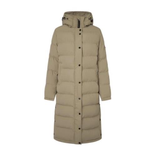 Gerecyclede Pufferjas met capuchon Pepe Jeans , Beige , Dames