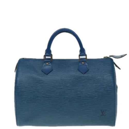 Pre-owned Leather louis-vuitton-bags Louis Vuitton Vintage , Blue , Da...