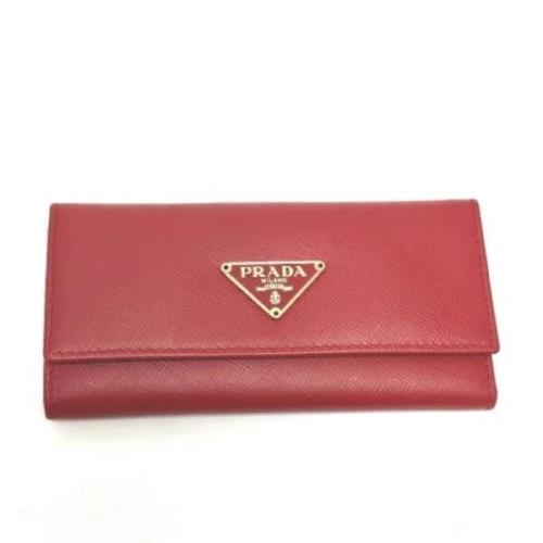 Pre-owned Fabric key-holders Prada Vintage , Red , Dames