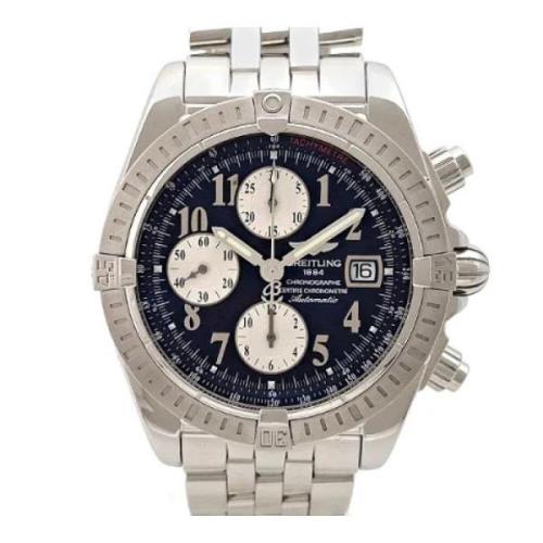 Pre-owned Metal watches Breitling Pre-owned , Black , Heren