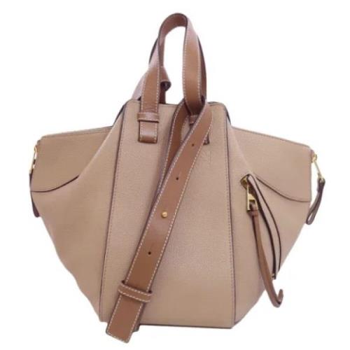 Pre-owned Fabric totes Loewe Pre-owned , Beige , Dames