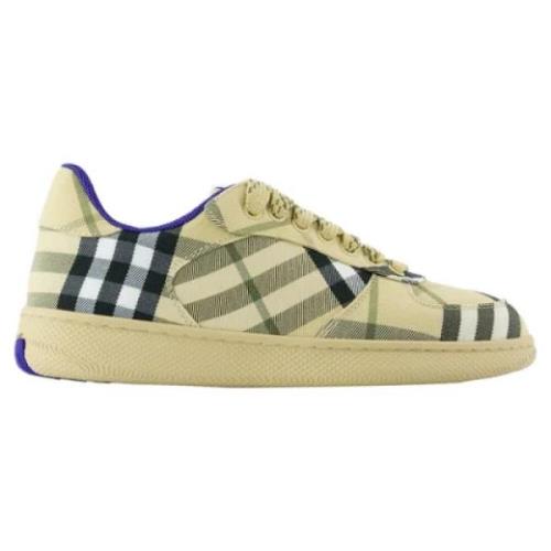 Plastic sneakers Burberry , Beige , Dames