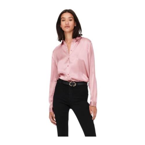 Fifi Lange Mouwen Shirt Jacqueline de Yong , Pink , Dames