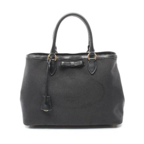 Pre-owned Canvas handbags Prada Vintage , Black , Dames