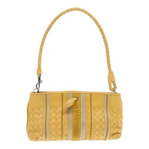 Pre-owned Leather shoulder-bags Bottega Veneta Vintage , Yellow , Dame...