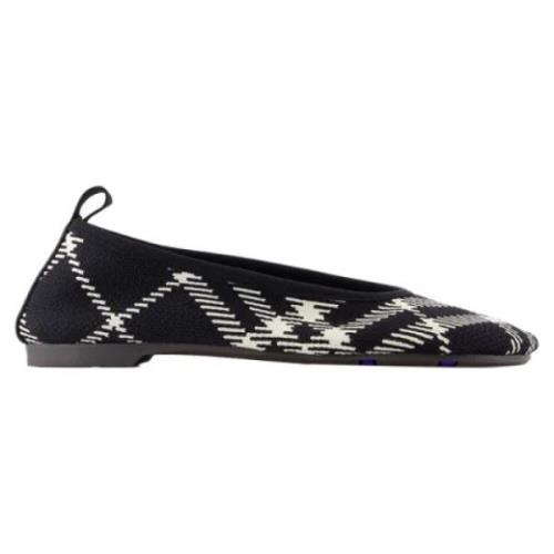 Nylon flats Burberry , Black , Dames