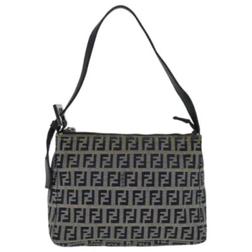 Pre-owned Canvas fendi-bags Fendi Vintage , Blue , Dames