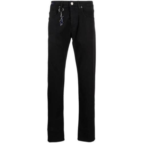 Zwarte Straight Jeans Casual Stijl Paul & Shark , Black , Heren