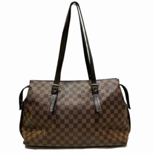 Pre-owned Fabric louis-vuitton-bags Louis Vuitton Vintage , Brown , Da...