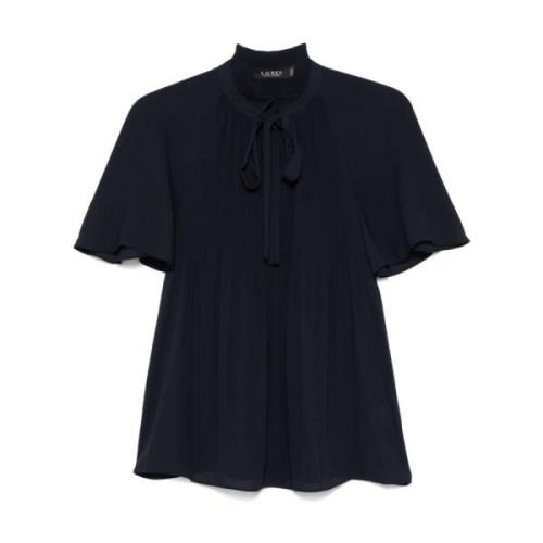 Adar korte mouw blouse Ralph Lauren , Blue , Dames