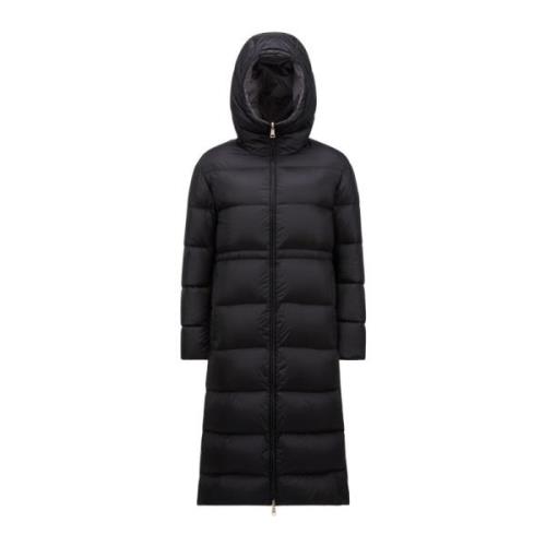 Lange Winterjas met Stijl Moncler , Black , Dames