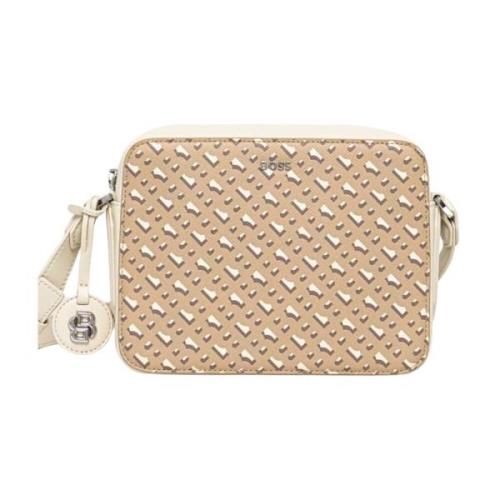 Liriel Crossbody Tas Hugo Boss , Beige , Dames