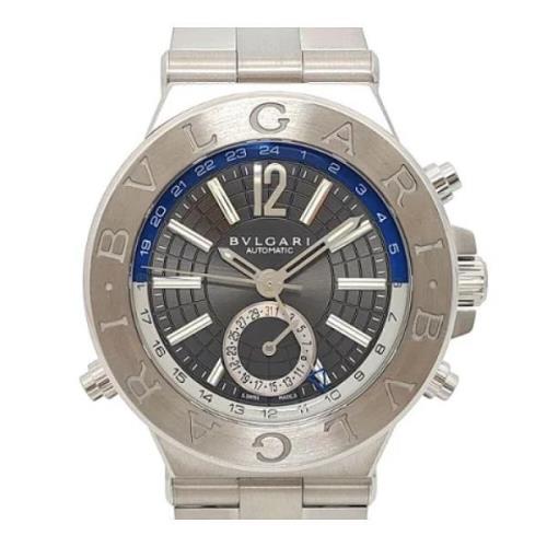 Pre-owned Metal watches Bvlgari Vintage , Gray , Heren