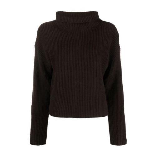 Bruine Wol Kasjmier Casual Sweater Polo Ralph Lauren , Brown , Dames