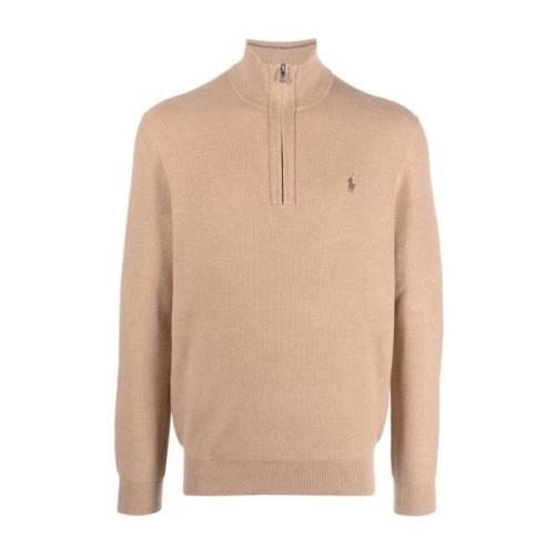 Casual Bruin Katoenen Longsleeve Pullover Polo Ralph Lauren , Brown , ...