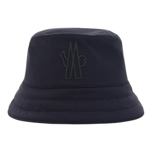 Stijlvolle Bucket Hat voor elke gelegenheid Moncler , Blue , Heren