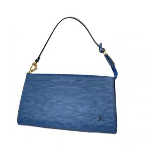 Pre-owned Fabric louis-vuitton-bags Louis Vuitton Vintage , Blue , Dam...