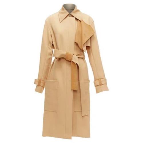 Pre-owned Wool outerwear Celine Vintage , Brown , Dames