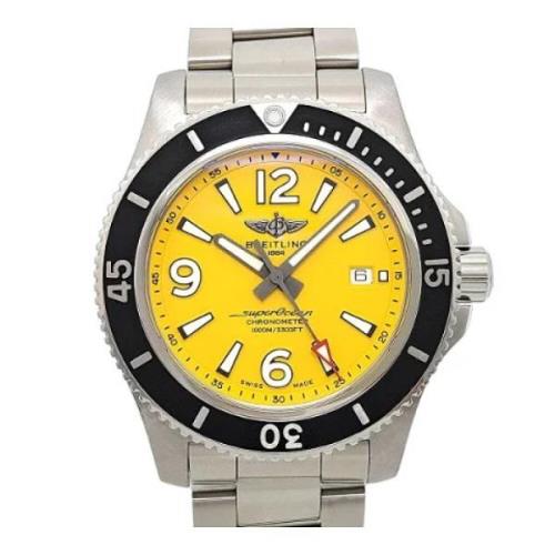 Pre-owned Metal watches Breitling Pre-owned , Yellow , Heren