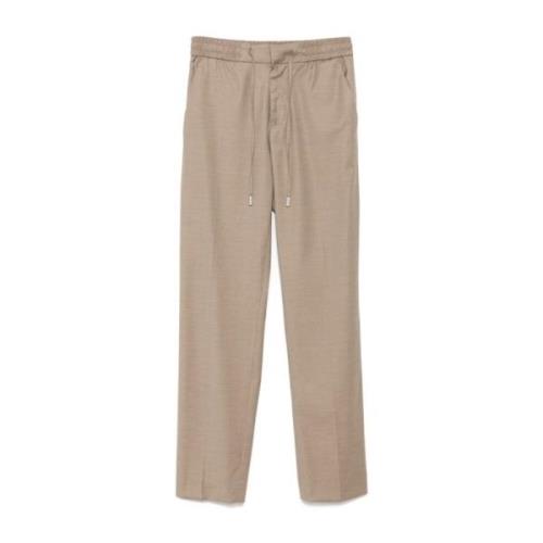 Bruine Wollen Broek PT Torino , Brown , Dames