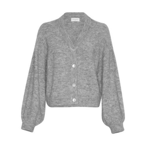 Hope Cardigan Vest Moss Copenhagen , Gray , Heren