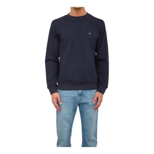 Blauwe Sweatshirt Casual Urban Stijl Hugo Boss , Blue , Heren