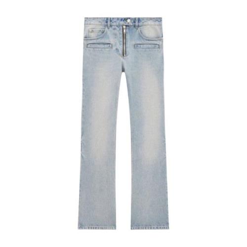 Blauwe Denim Flared Jeans Courrèges , Blue , Dames