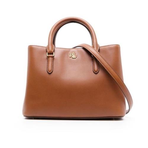 Marcy 26 kleine satchel tas Ralph Lauren , Brown , Dames