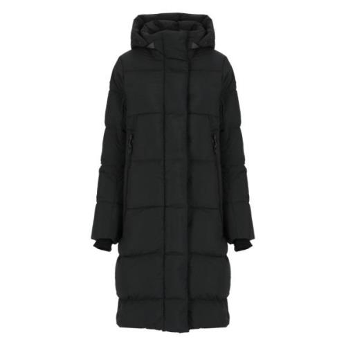 Zwarte Gewatteerde Gewatteerde Jas Vrouw Canada Goose , Black , Dames