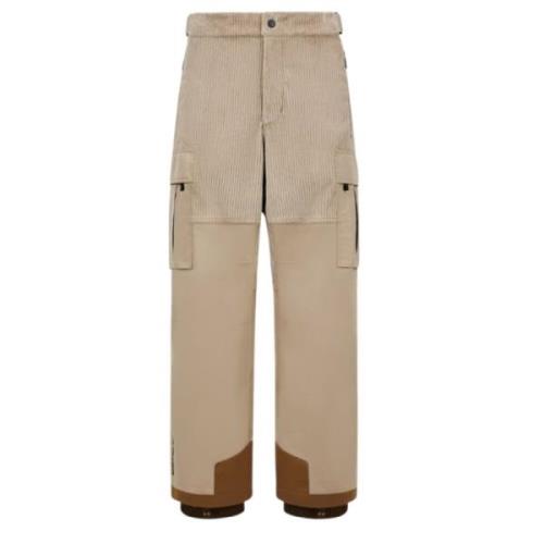 Stijlvolle broek voor mannen en vrouwen Moncler , Beige , Heren