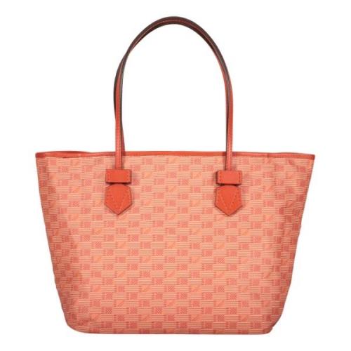 Canvas tote tas met logoprint Moreau Paris , Orange , Dames