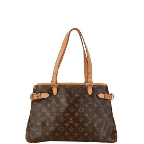 Pre-owned Canvas handbags Louis Vuitton Vintage , Brown , Dames