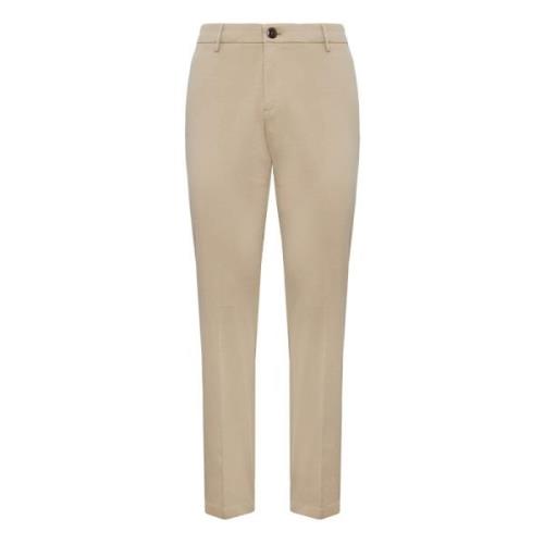 Stretch katoenen broek Boggi Milano , Beige , Heren